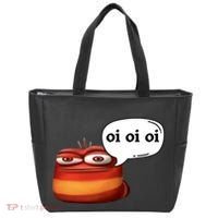 Funny Oi Oi Oi Red Worm Sarcastic Meme Tote Bag thumb 0