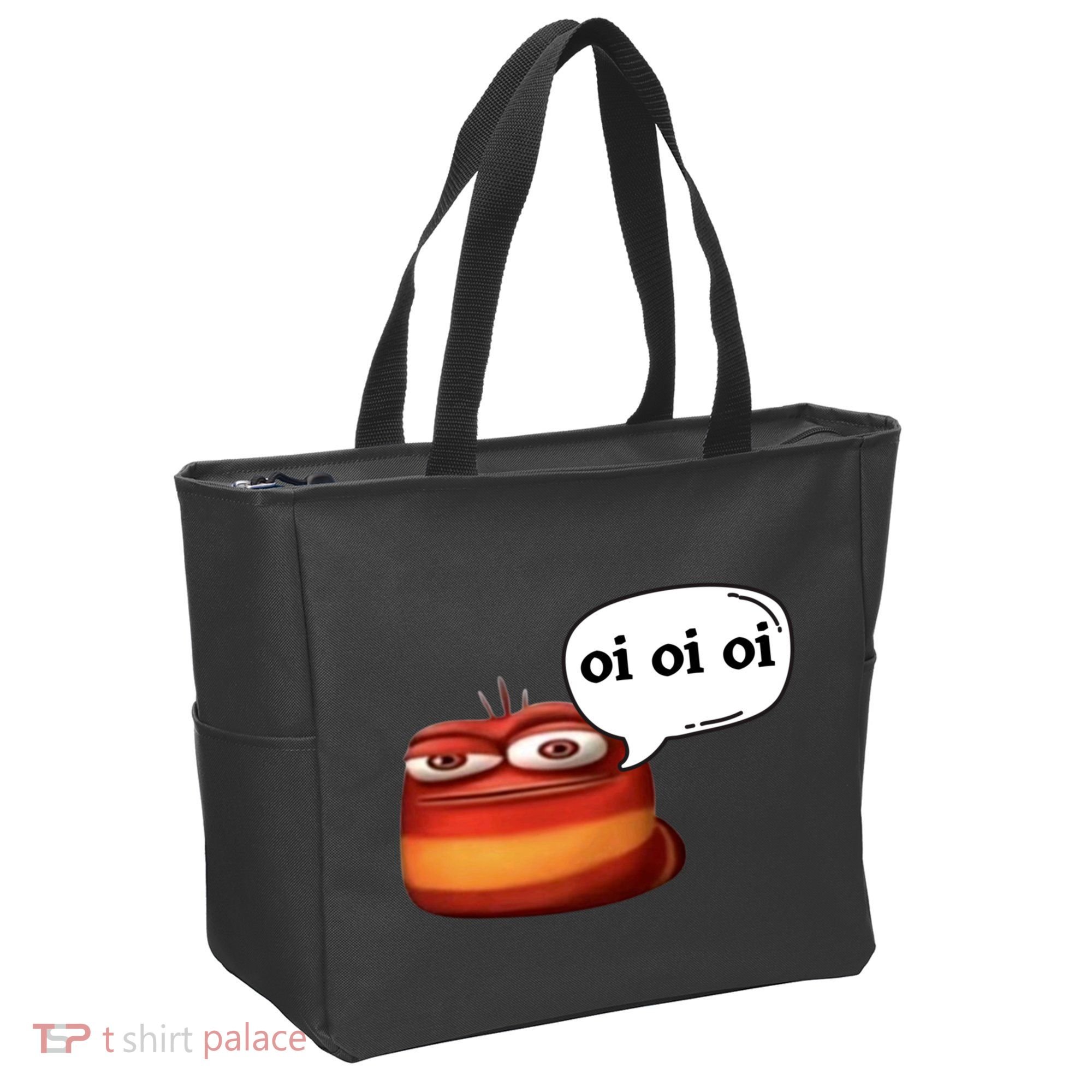 Funny Oi Oi Oi Red Worm Sarcastic Meme Tote Bag