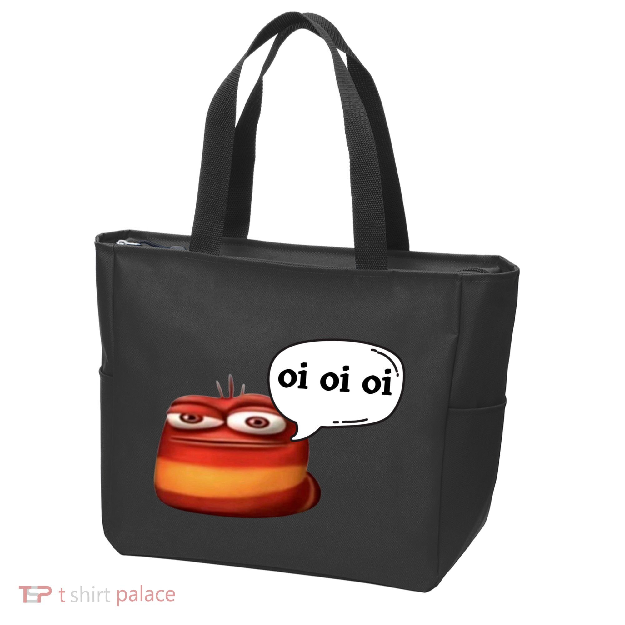 Funny Oi Oi Oi Red Worm Sarcastic Meme Tote Bag