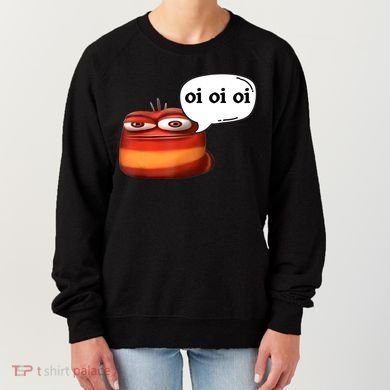 Funny Oi Oi Oi Red Worm Sarcastic Meme Women's Sweatshirt