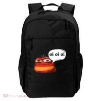 Funny Oi Oi Oi Red Worm Sarcastic Meme Backpack thumb 0