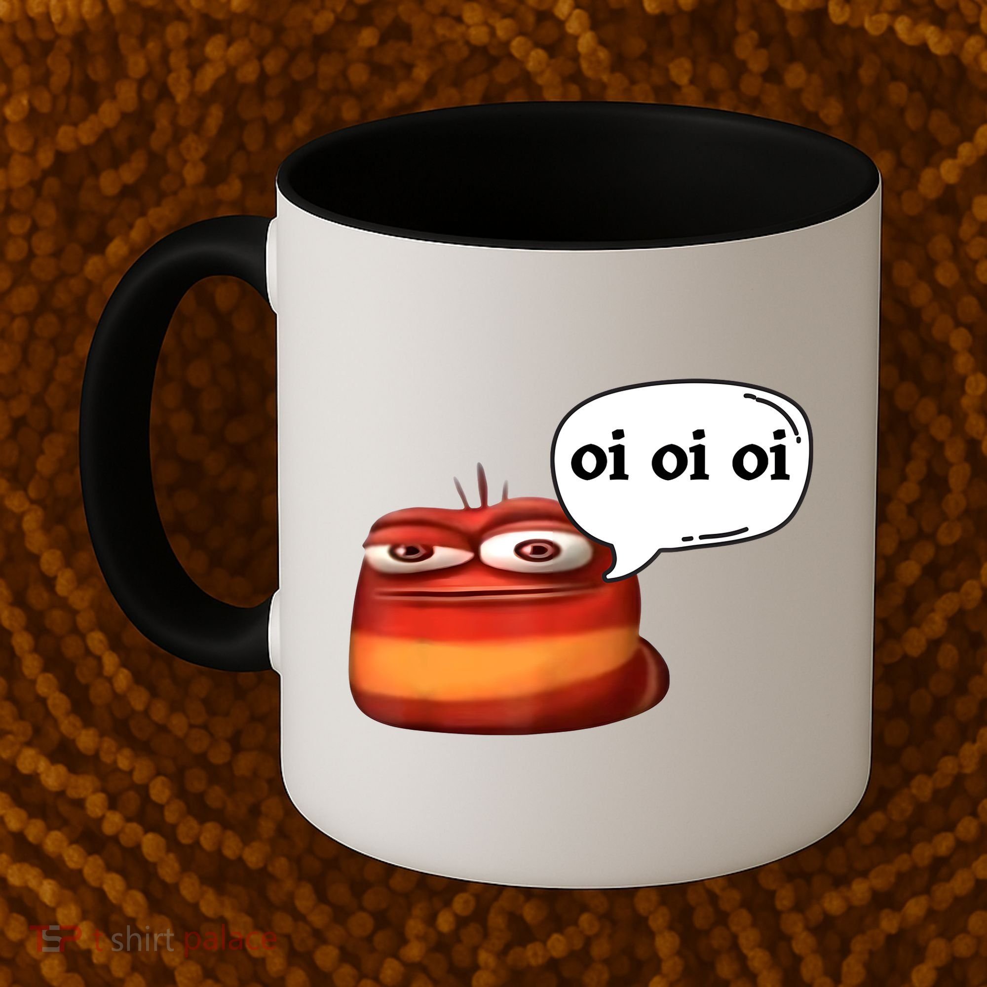 Funny Oi Oi Oi Red Worm Sarcastic Meme Coffee Mug
