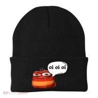 Funny Oi Oi Oi Red Worm Sarcastic Meme Beanie thumb 0