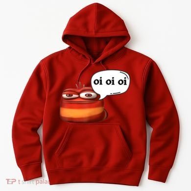 Funny Oi Oi Oi Red Worm Sarcastic Meme Hoodie