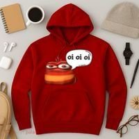 Funny Oi Oi Oi Red Worm Sarcastic Meme Hoodie thumb 3