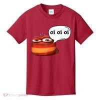 Funny Oi Oi Oi Red Worm Sarcastic Meme Kids T-Shirt thumb 0
