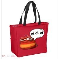 Funny Oi Oi Oi Red Worm Sarcastic Meme Tote Bag thumb 2