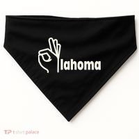 Funny Oklahoma OK State USA-Made Doggie Bandana thumb 0