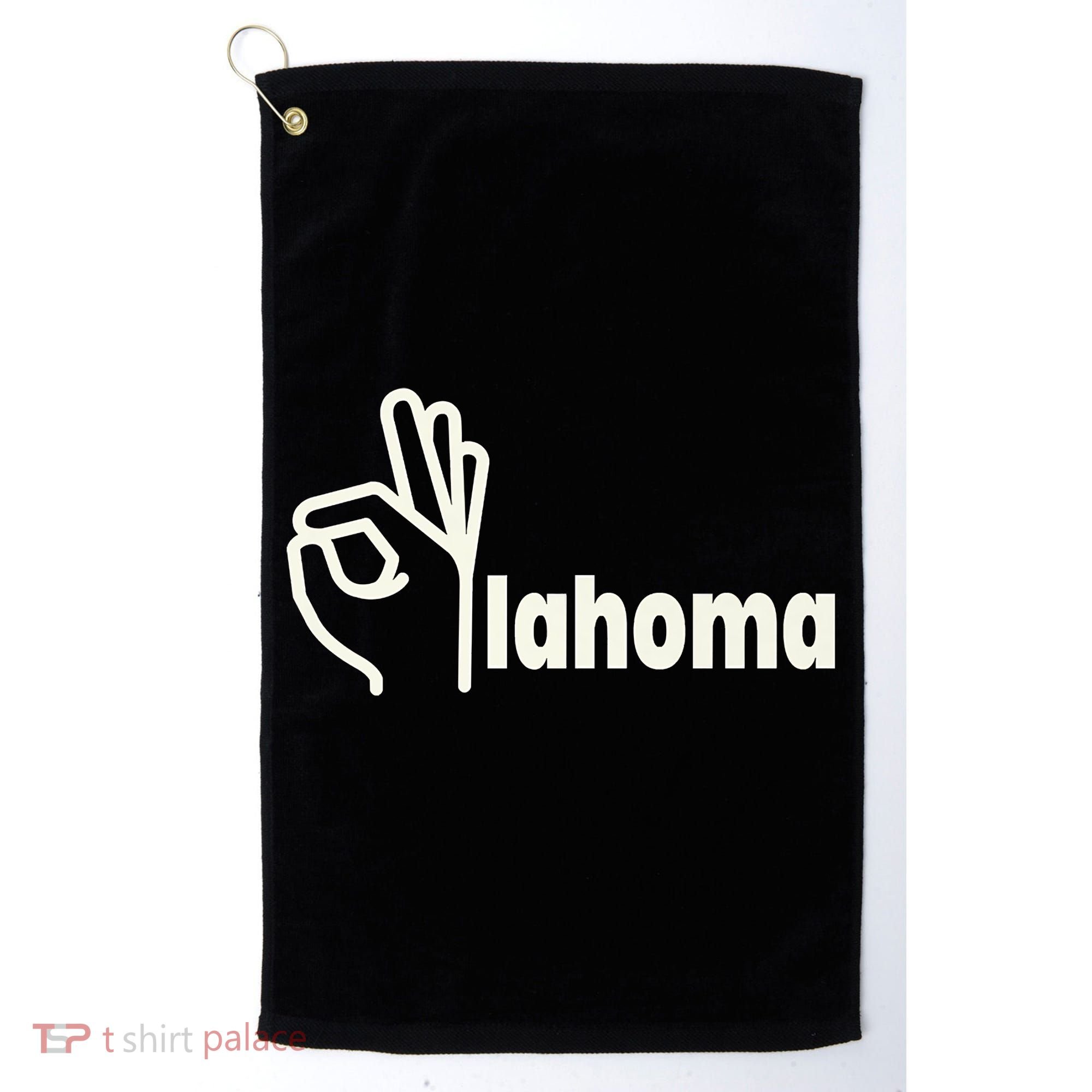 Funny Oklahoma OK State Golf Towel
