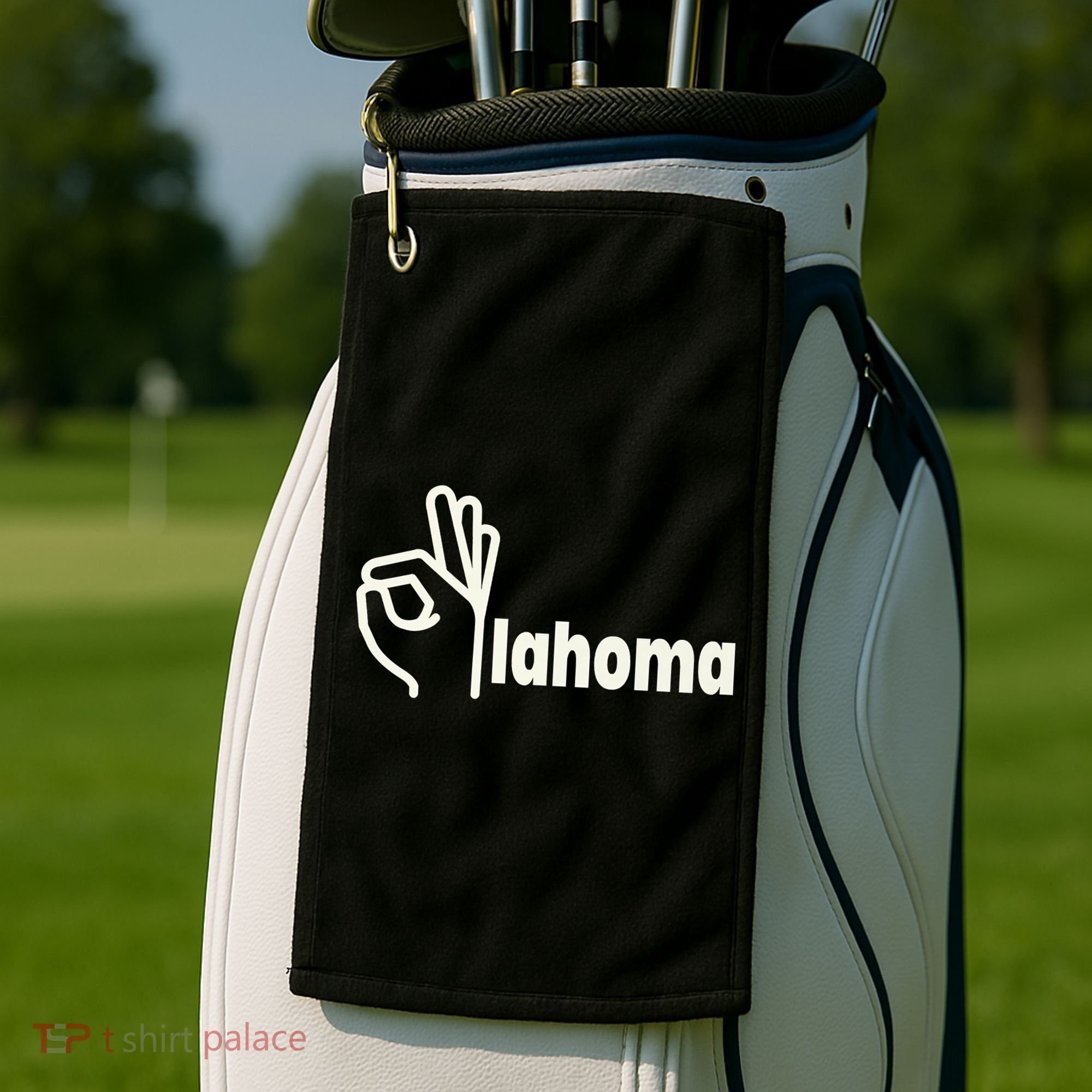 Funny Oklahoma OK State Golf Towel