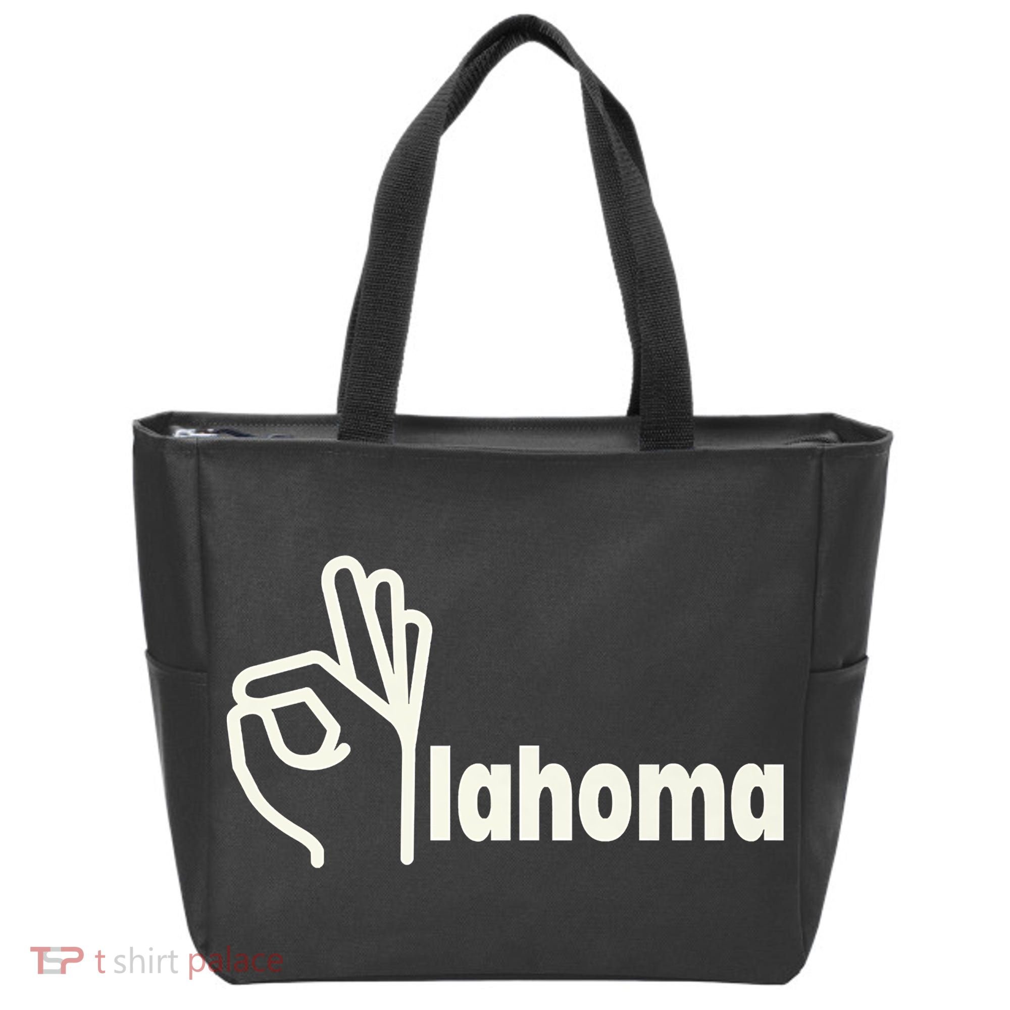 Funny Oklahoma OK State Tote Bag