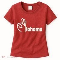 Funny Oklahoma OK State Women's T-Shirt thumb 0