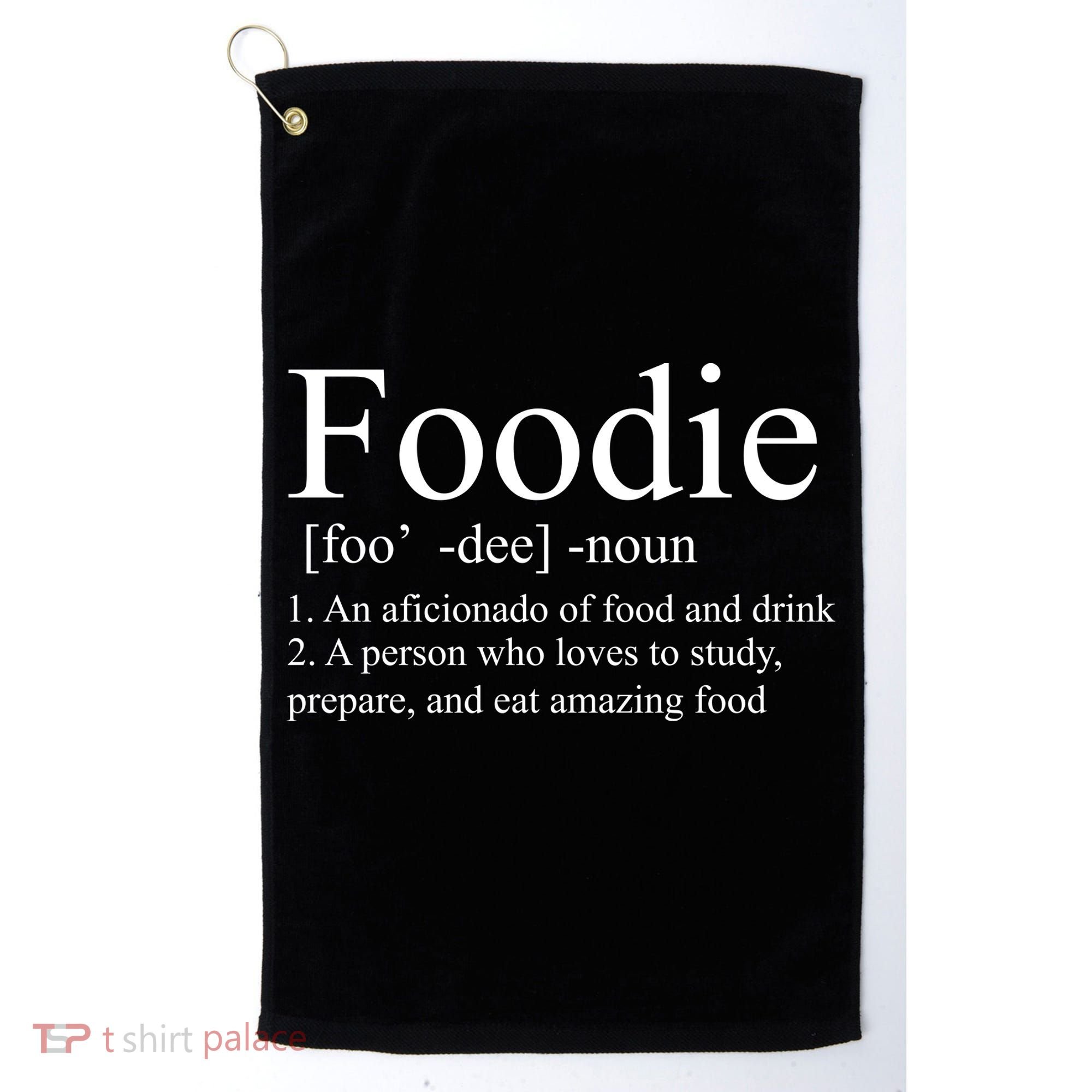 Foodie Definition Golf Towel
