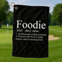 Foodie Definition Golf Towel thumb 1