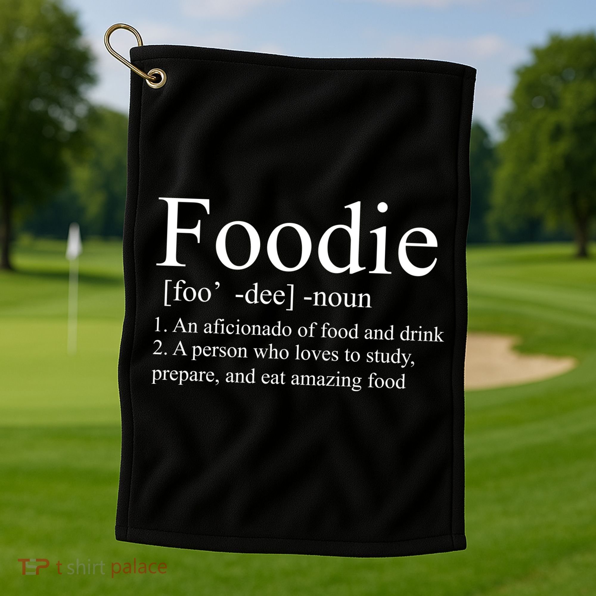 Foodie Definition Golf Towel