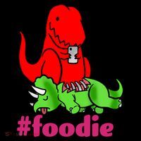Foodie T-rex Food Selfie Coffee Mug thumb 5