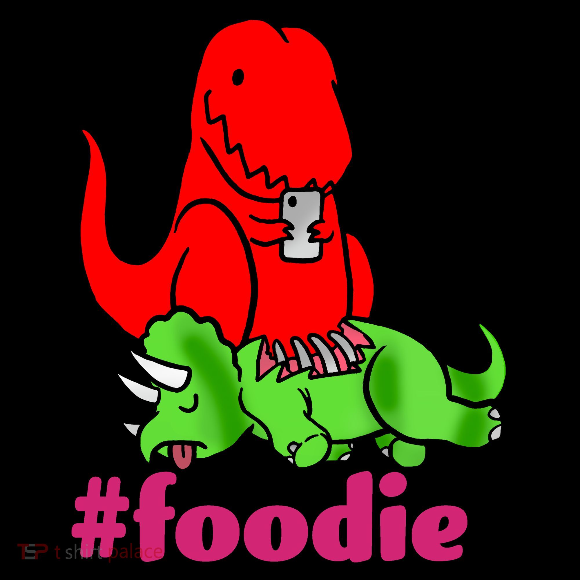 Foodie T-rex Food Selfie Coffee Mug