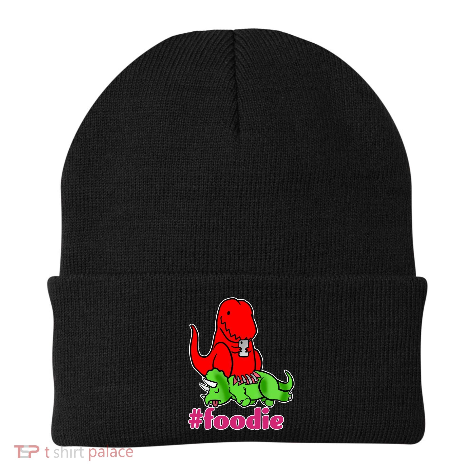 Foodie T-rex Food Selfie Beanie