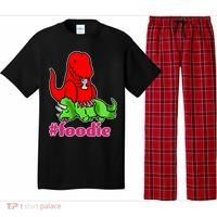 Foodie T-rex Food Selfie Pajama Set thumb 0