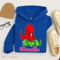 Foodie T-rex Food Selfie Hoodie thumb 4
