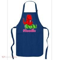 Foodie T-rex Food Selfie Apron thumb 0