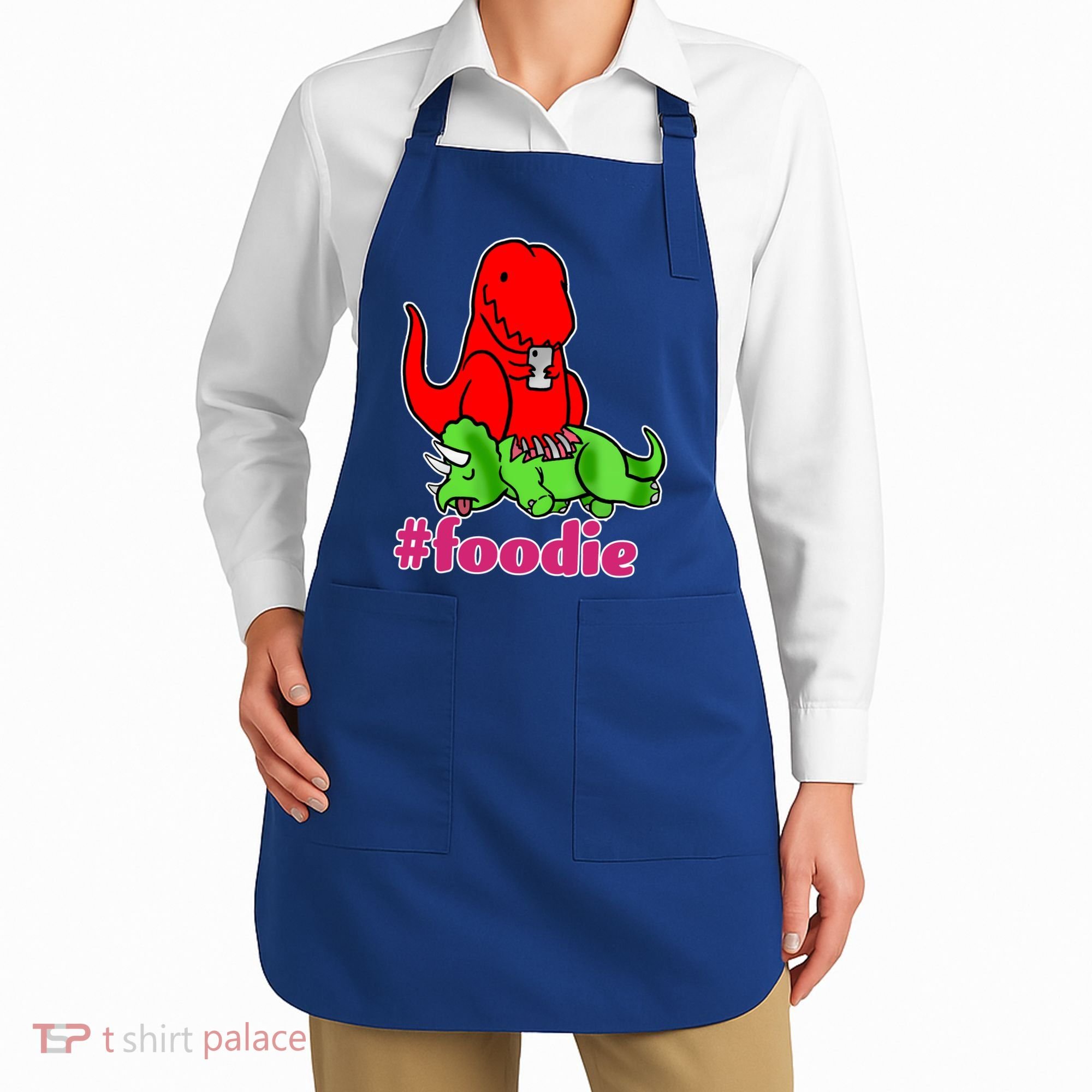 Foodie T-rex Food Selfie Apron