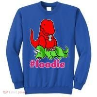 Foodie T-rex Food Selfie Sweatshirt thumb 0