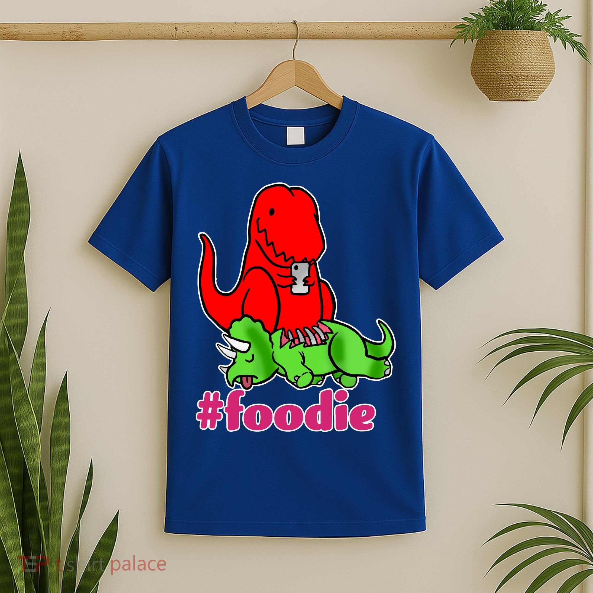 Foodie T-rex Food Selfie T-Shirt