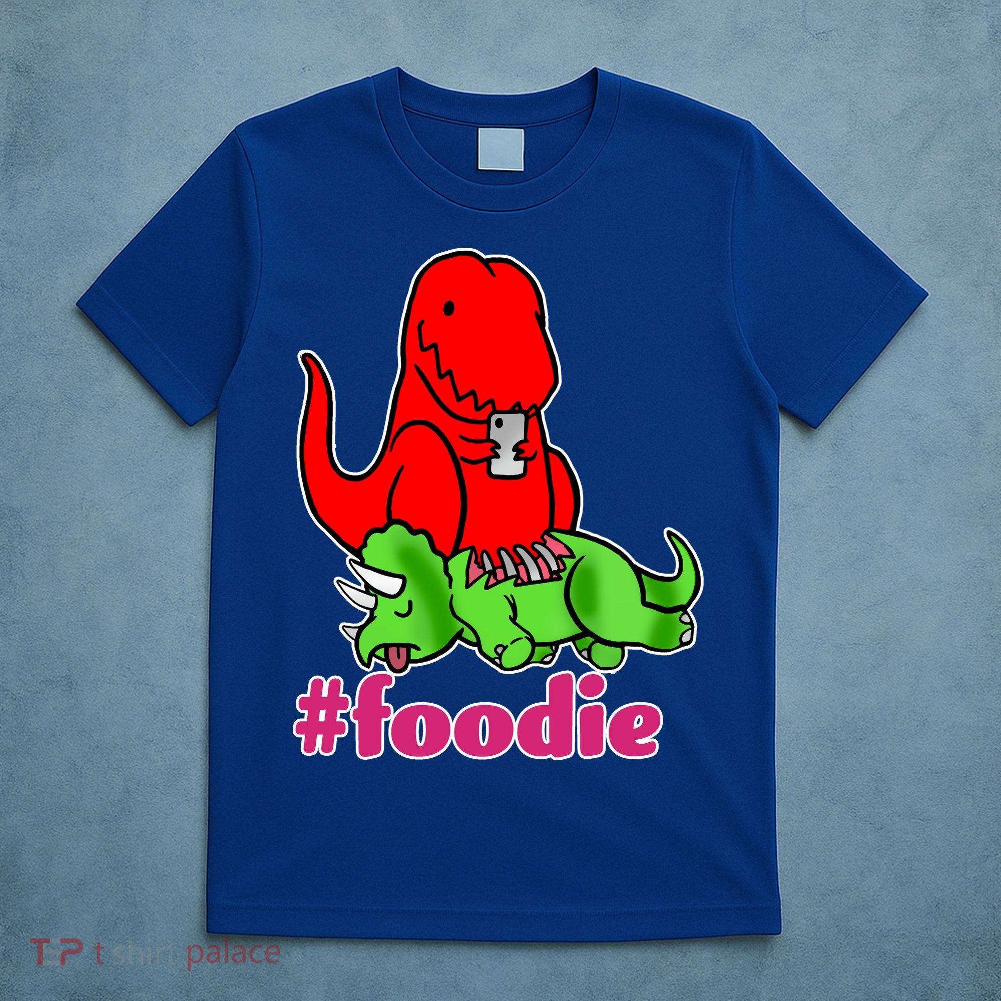 Foodie T-rex Food Selfie T-Shirt