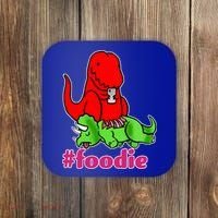 Foodie T-rex Food Selfie Coaster thumb 0