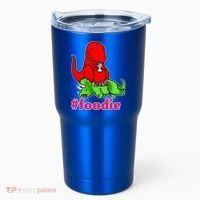 Foodie T-rex Food Selfie Tumbler thumb 0