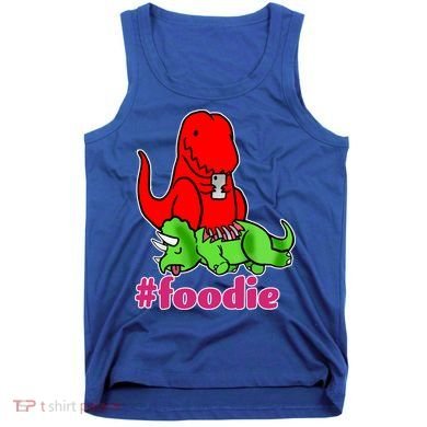 Foodie T-rex Food Selfie Tank Top