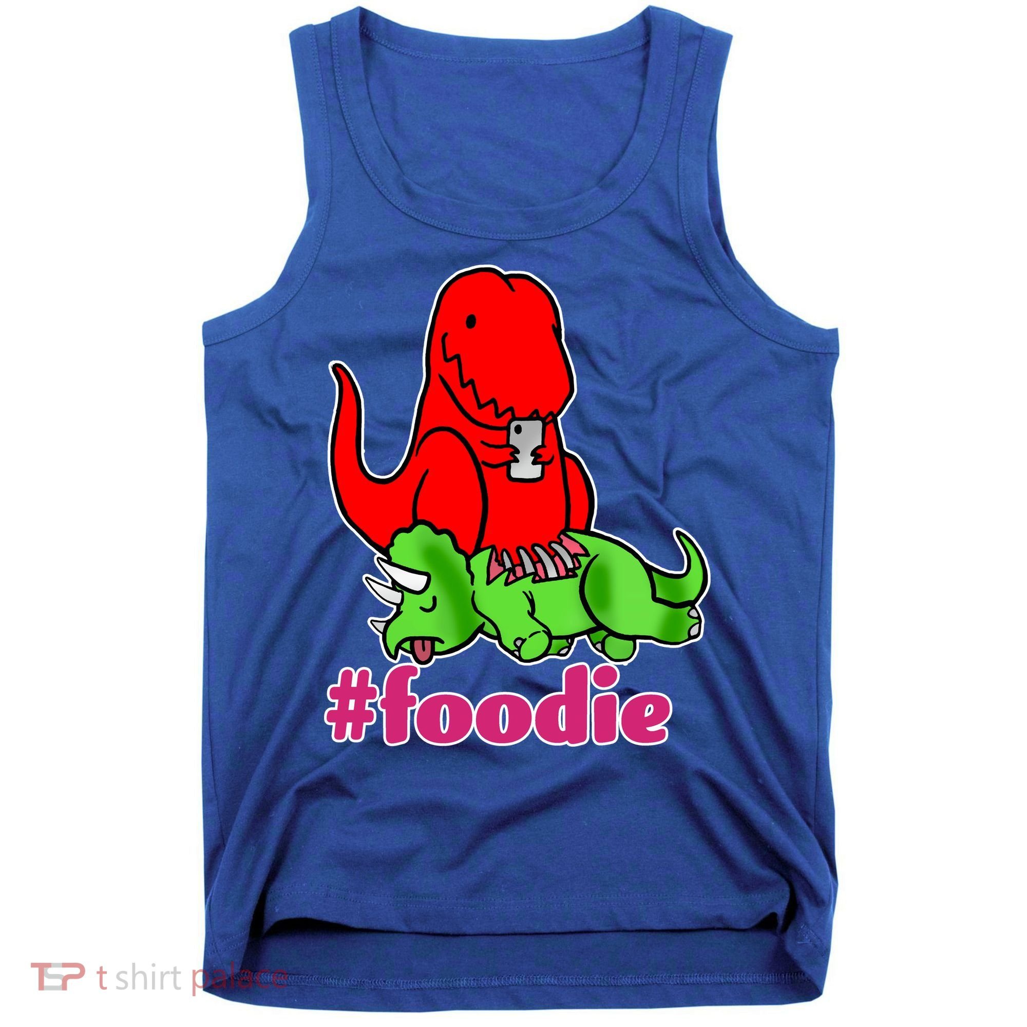 Foodie T-rex Food Selfie Tank Top