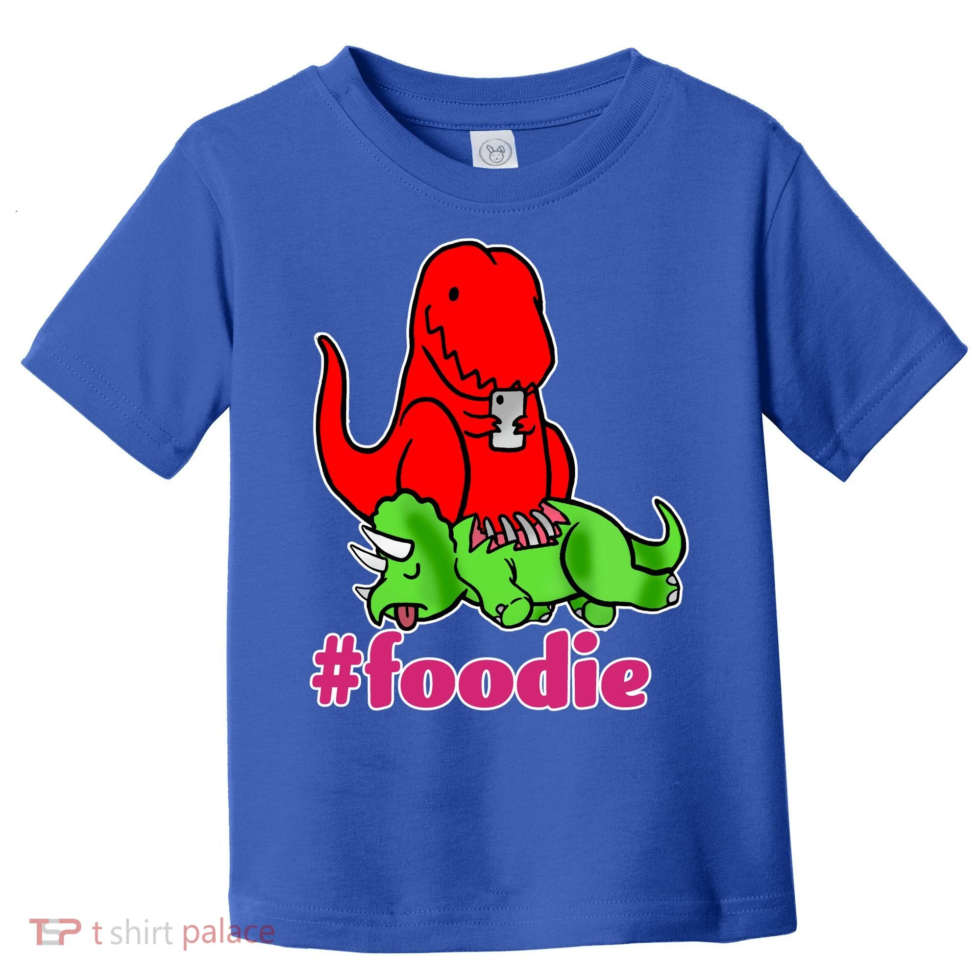 Foodie T-rex Food Selfie Toddler T-Shirt