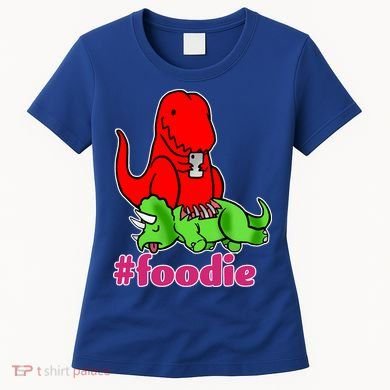 Foodie T-rex Food Selfie Women's T-Shirt
