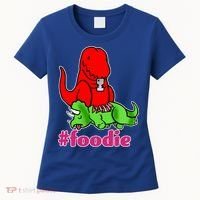 Foodie T-rex Food Selfie Women's T-Shirt thumb 0