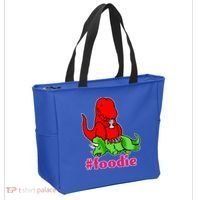 Foodie T-rex Food Selfie Tote Bag thumb 2