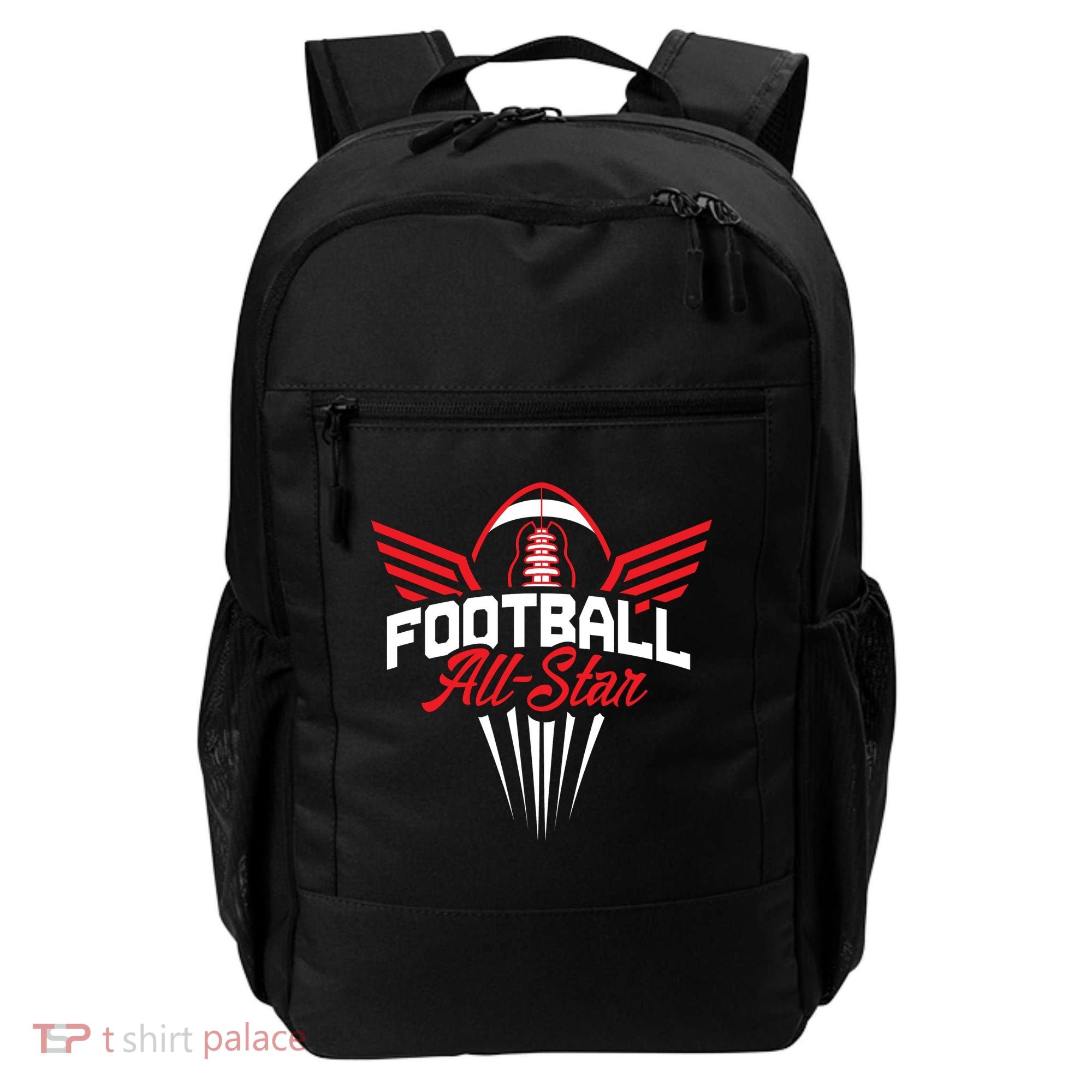 Football All-Star Team Jersey Logo Backpack
