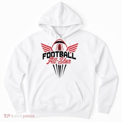 Football All-Star Team Jersey Logo Hoodie