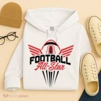 Football All-Star Team Jersey Logo Hoodie thumb 4