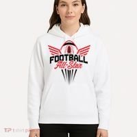 Football All-Star Team Jersey Logo Hoodie thumb 5
