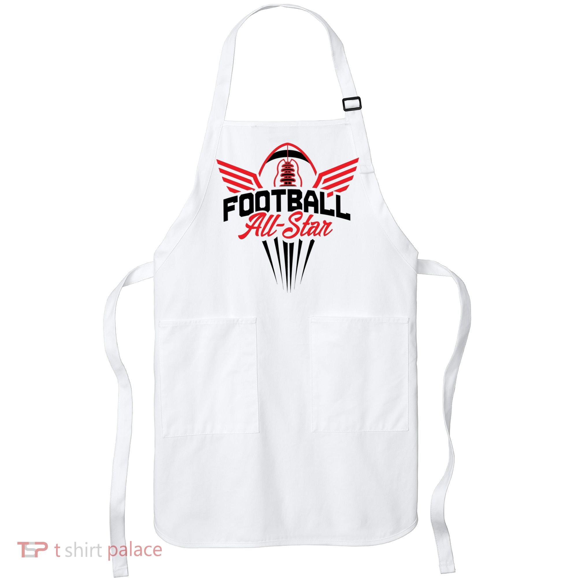Football All-Star Team Jersey Logo Apron