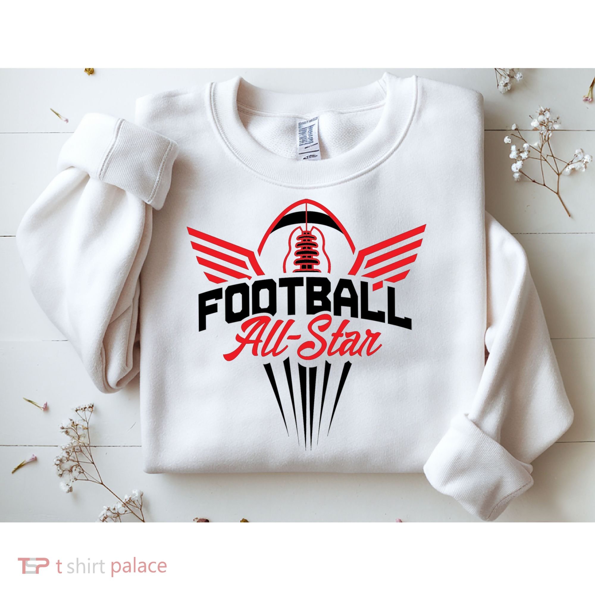 Football All-Star Team Jersey Logo Sweatshirt