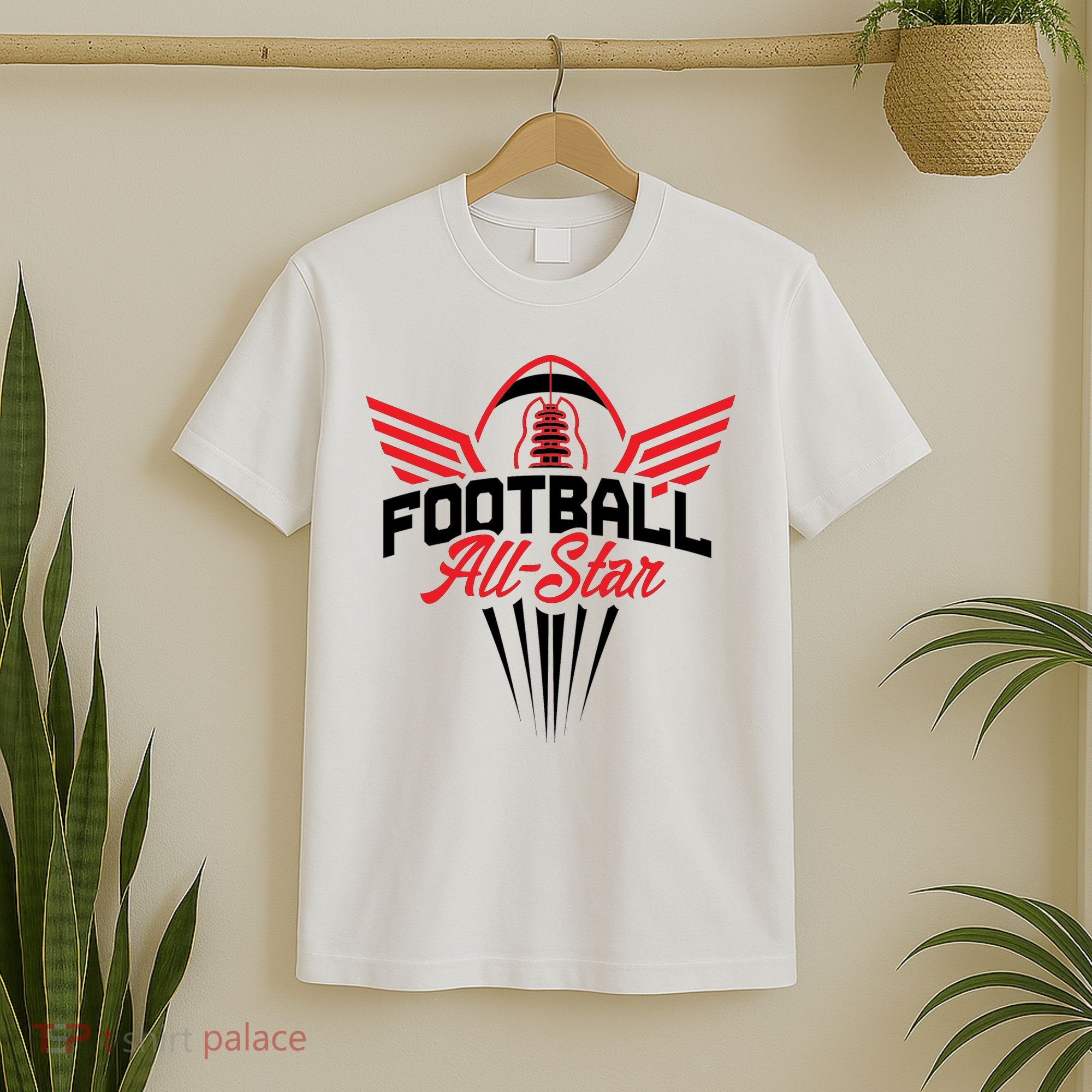 Football All-Star Team Jersey Logo T-Shirt