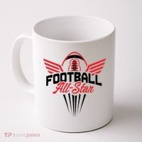 Football All-Star Team Jersey Logo Coffee Mug thumb 0