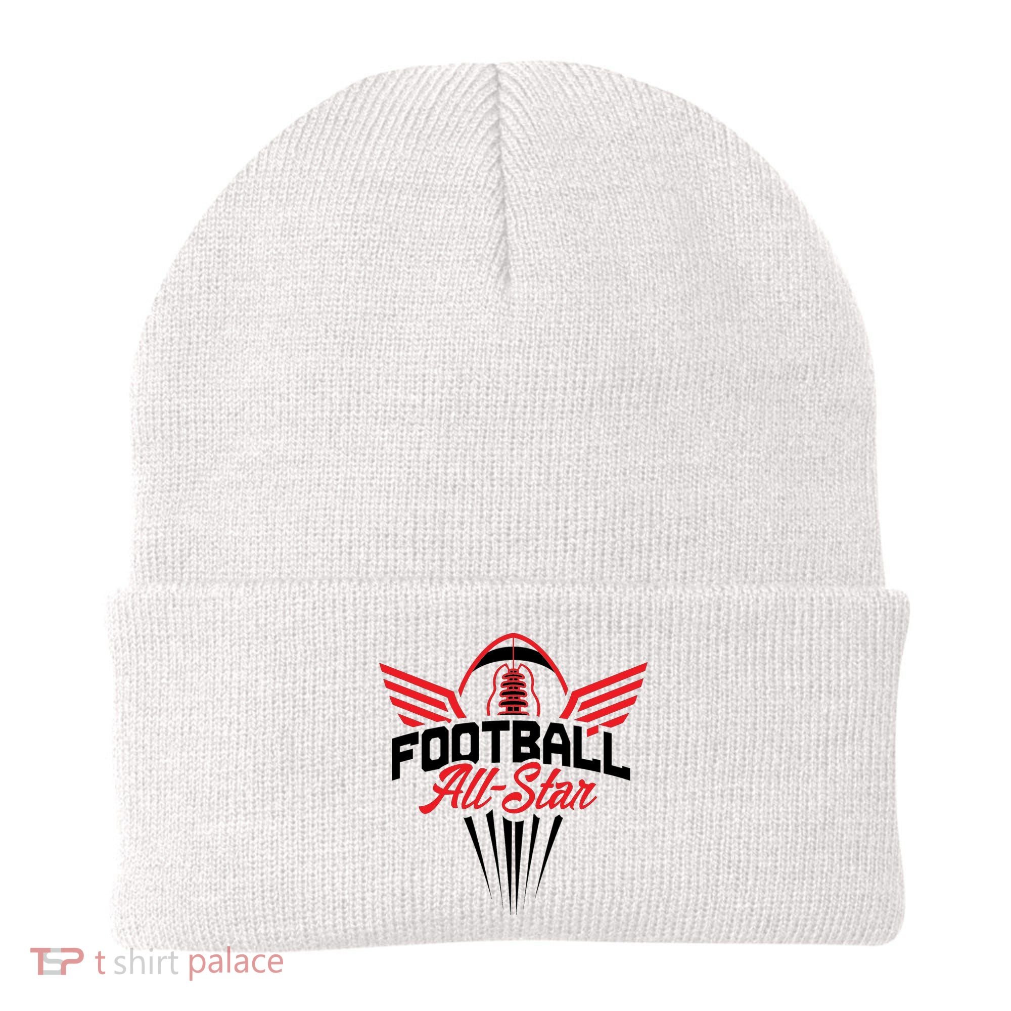 Football All-Star Team Jersey Logo Beanie