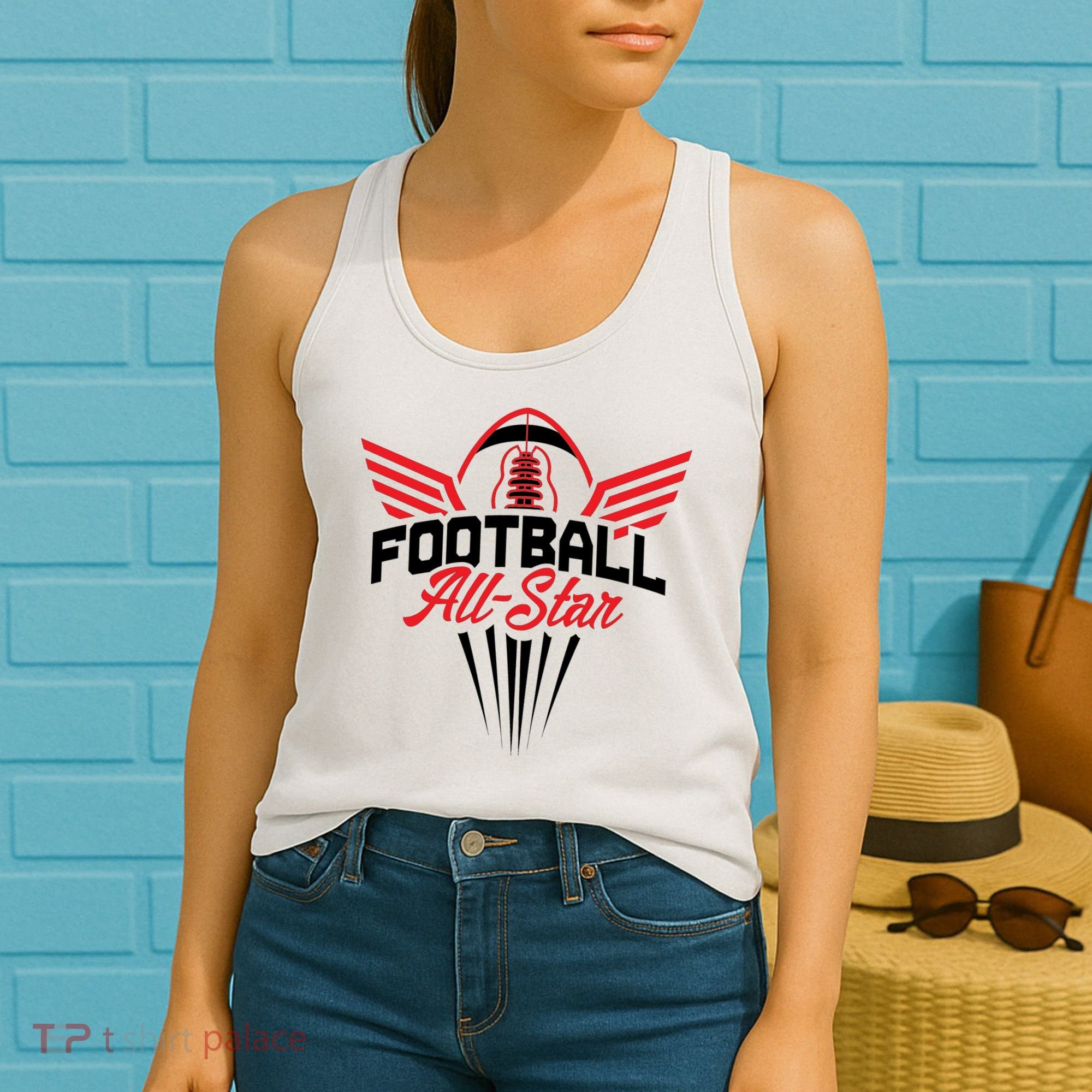 Football All-Star Team Jersey Logo Women's Tank Top