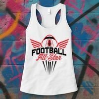 Football All-Star Team Jersey Logo Women's Tank Top thumb 3