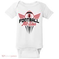 Football All-Star Team Jersey Logo Baby Bodysuit thumb 0