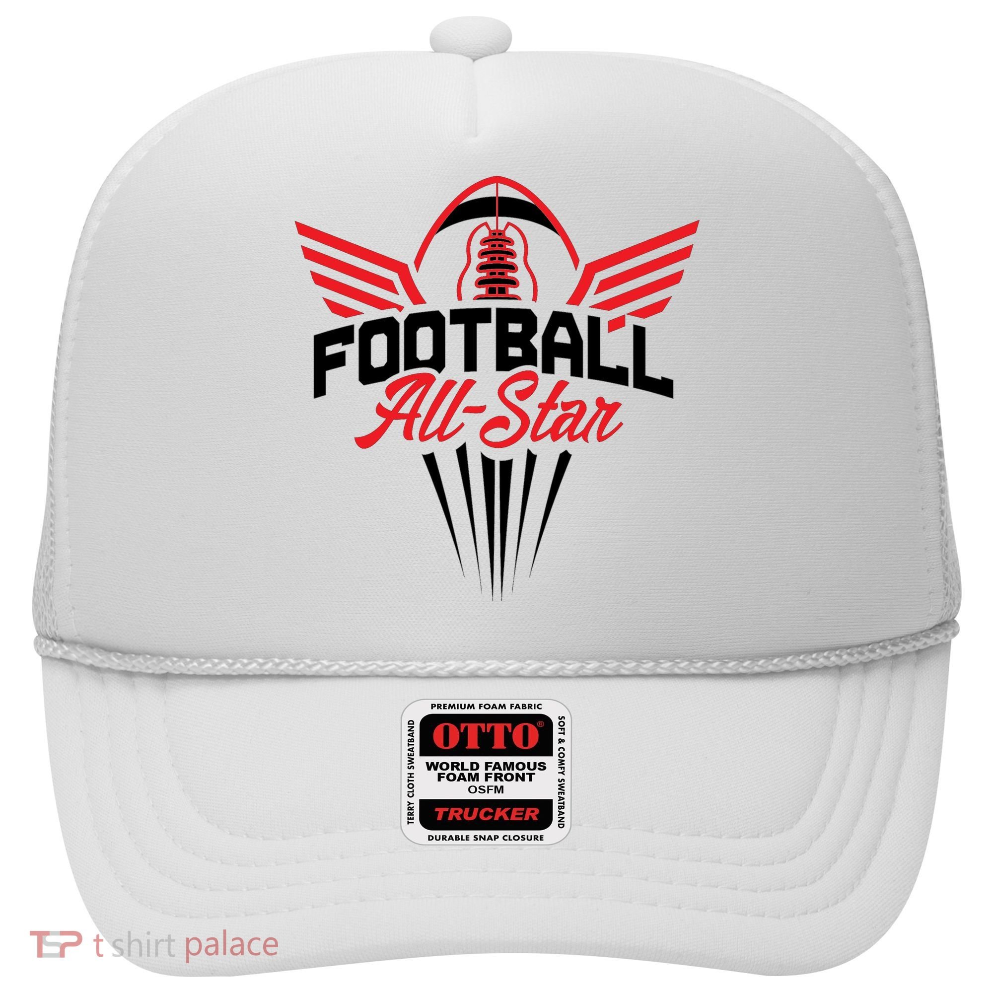 Football All-Star Team Jersey Logo Hat
